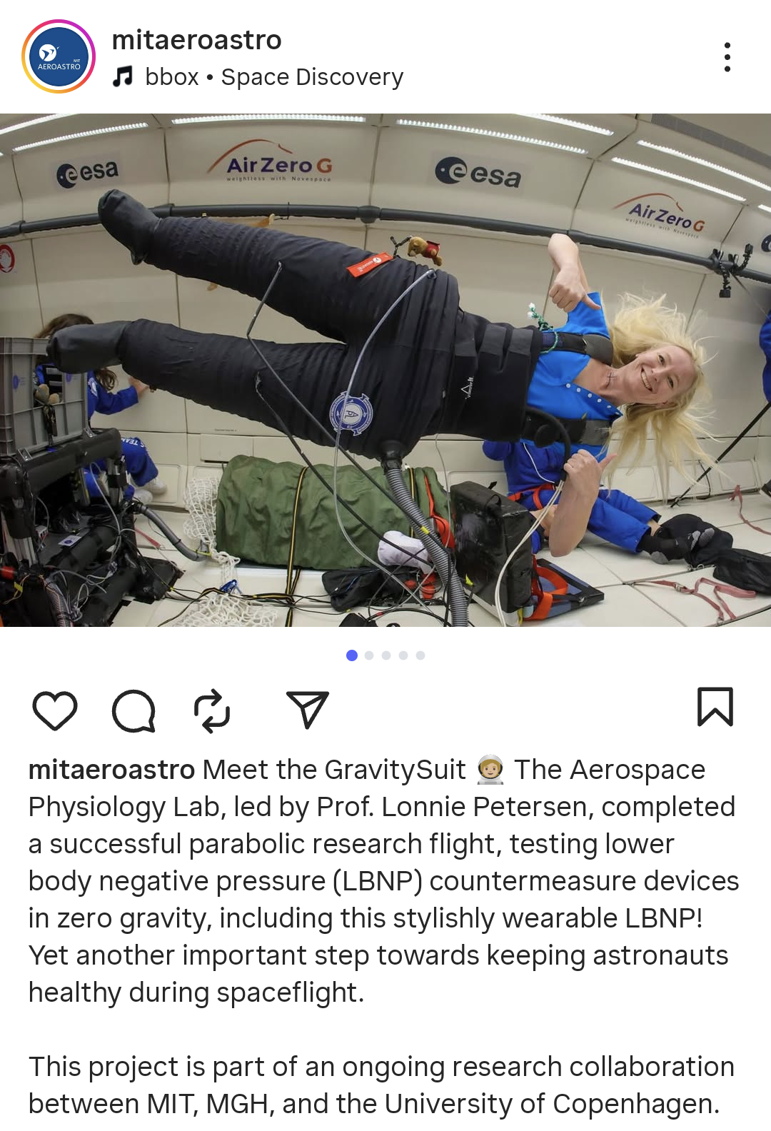 Lonnie's new spacesuit