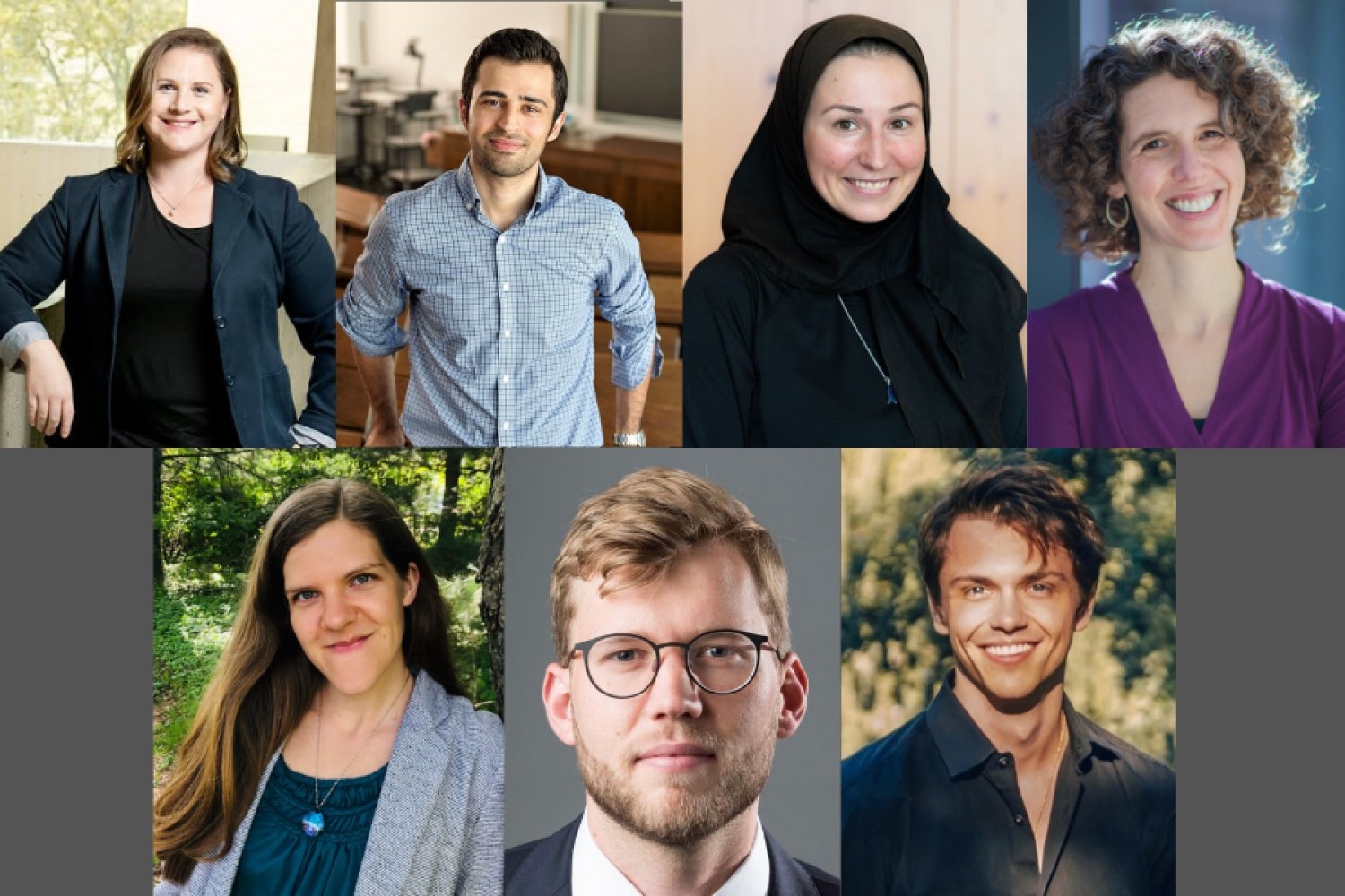The MIT faculty named 2025 Sloan Research Fellows include (clockwise from top left) Ariel Furst, Mohsen Ghaffari, Marzyeh…