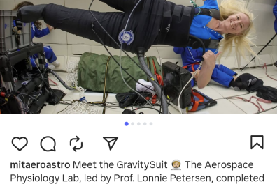 Lonnie's new spacesuit