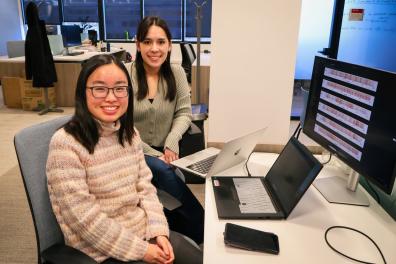 MIT PhD students Tiffany Yau (left) and Teya Bergamaschi are two of the co-first authors behind a new paper introducing a…