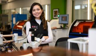 Diana Grass develops soft bioelectronic devices that monitor how neural communication coordinates physiology across the…