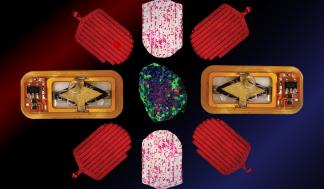 MIT researchers are developing an implantable device that contains insulin-producing cells.