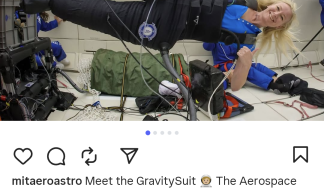 Lonnie's new spacesuit