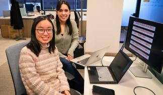 MIT PhD students Tiffany Yau (left) and Teya Bergamaschi are two of the co-first authors behind a new paper introducing a…