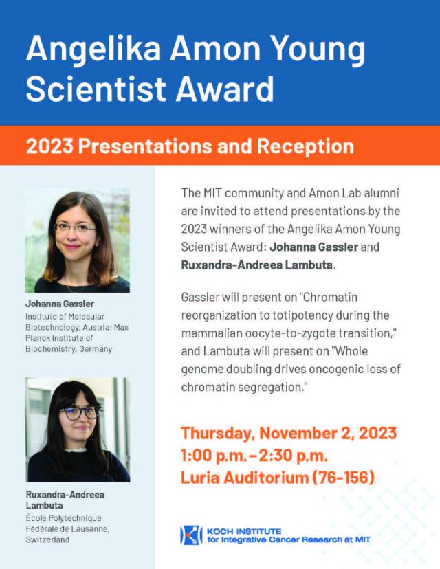 Angelika Amon Young Scientist Award