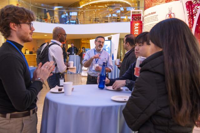 Participants at semiconductor conf