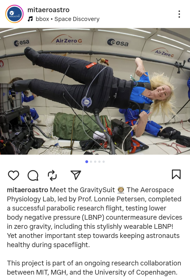 Lonnie's new spacesuit
